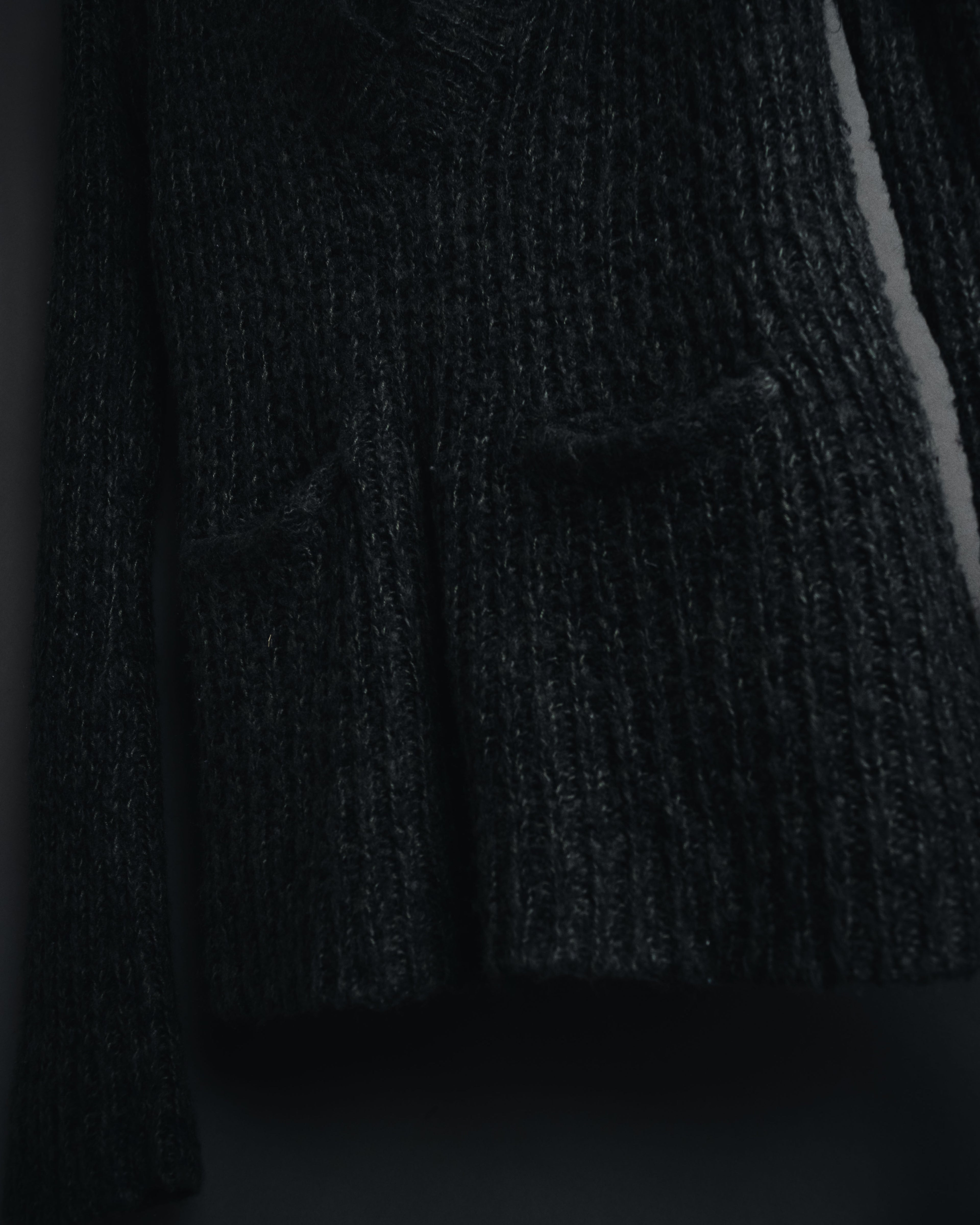 "THE ORIGINAL ARIZONA JEAN COMPANY" 00’s Deep v ribbed belted pocket knit