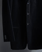 "ARMANI COLLEZIONI" Black corduroy relaxed set up