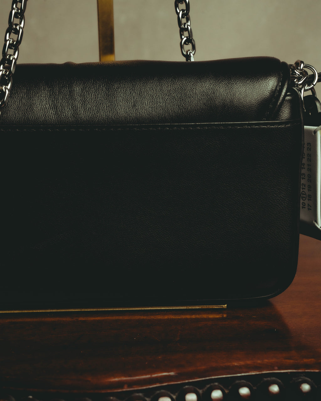 –SPECIAL– "Maison Margiela" 2020's Quilted leather chain shoulder bag