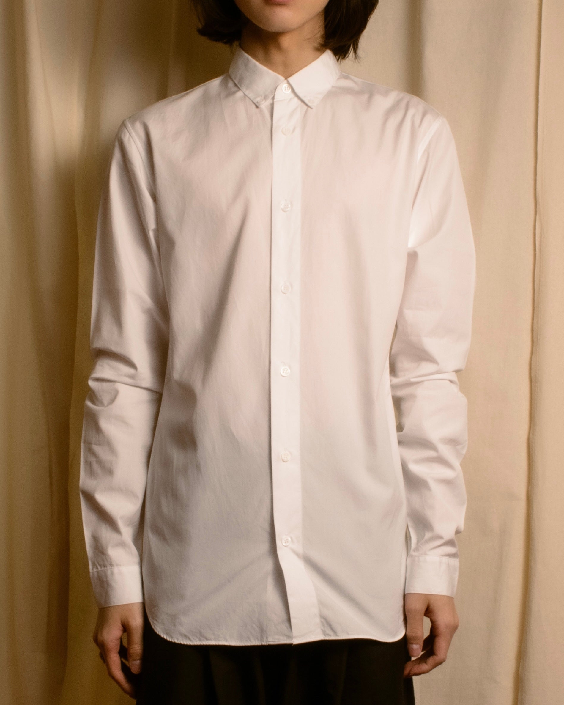 "DIOR HOMME" 00's Edith Slimane design sophisticated white shirt
