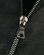 "PRADA" 90's-00's Minimal cotton zip cardigan