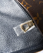 LOUIS VUITTON/ “V Tote mm” Monogram Canvas & Leather Handbag