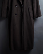 "Vintage 100% pure cashmere long chester coat"