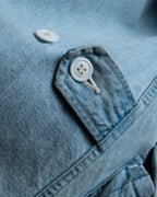 "COMOLI" Flap pocket design oversized denim jacket