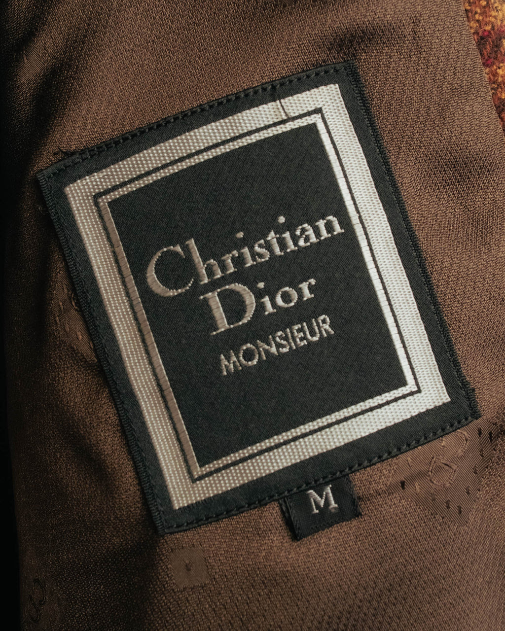 “Christian Dior Monsieur” 80’s-90’s houndstooth wool tailored jacket