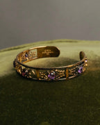 “Hanae Mori” 1989 Butterfly sterling cuff bangle