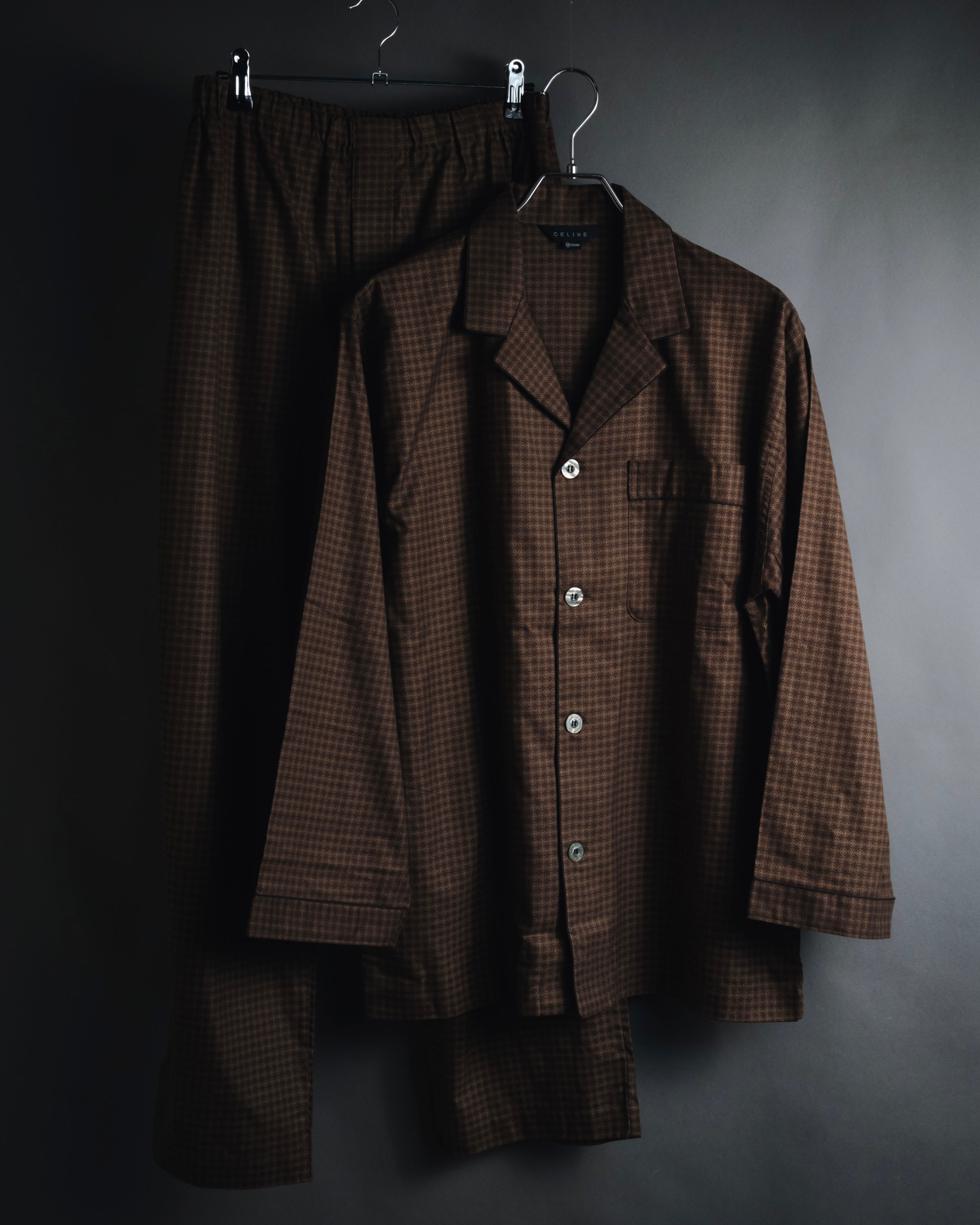 "CELINE" Monogram Pattern Relaxed Outfit