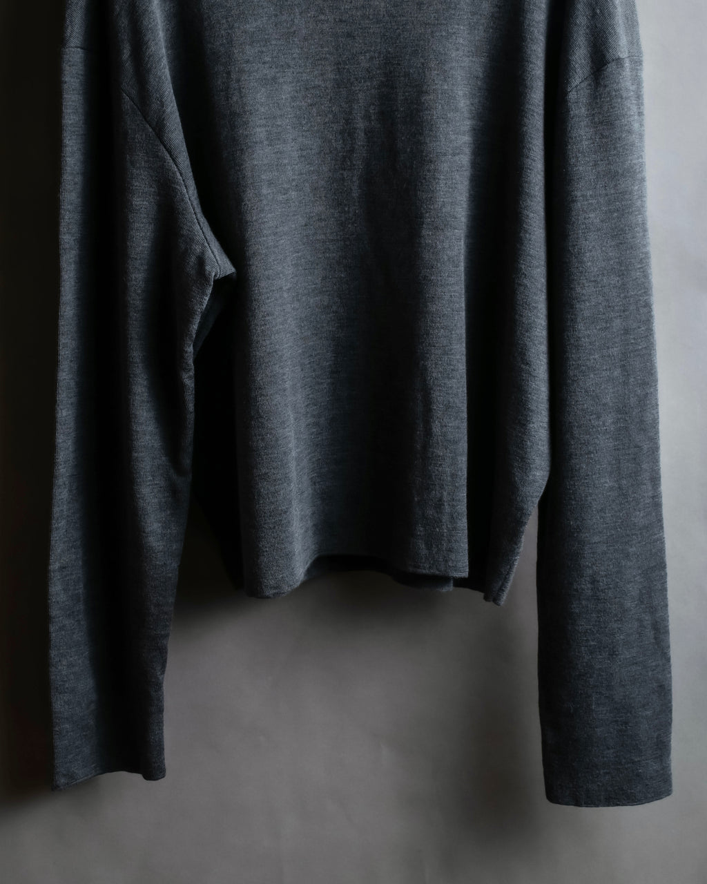 "JIL SANDER" Polo collar design wool knit pullover