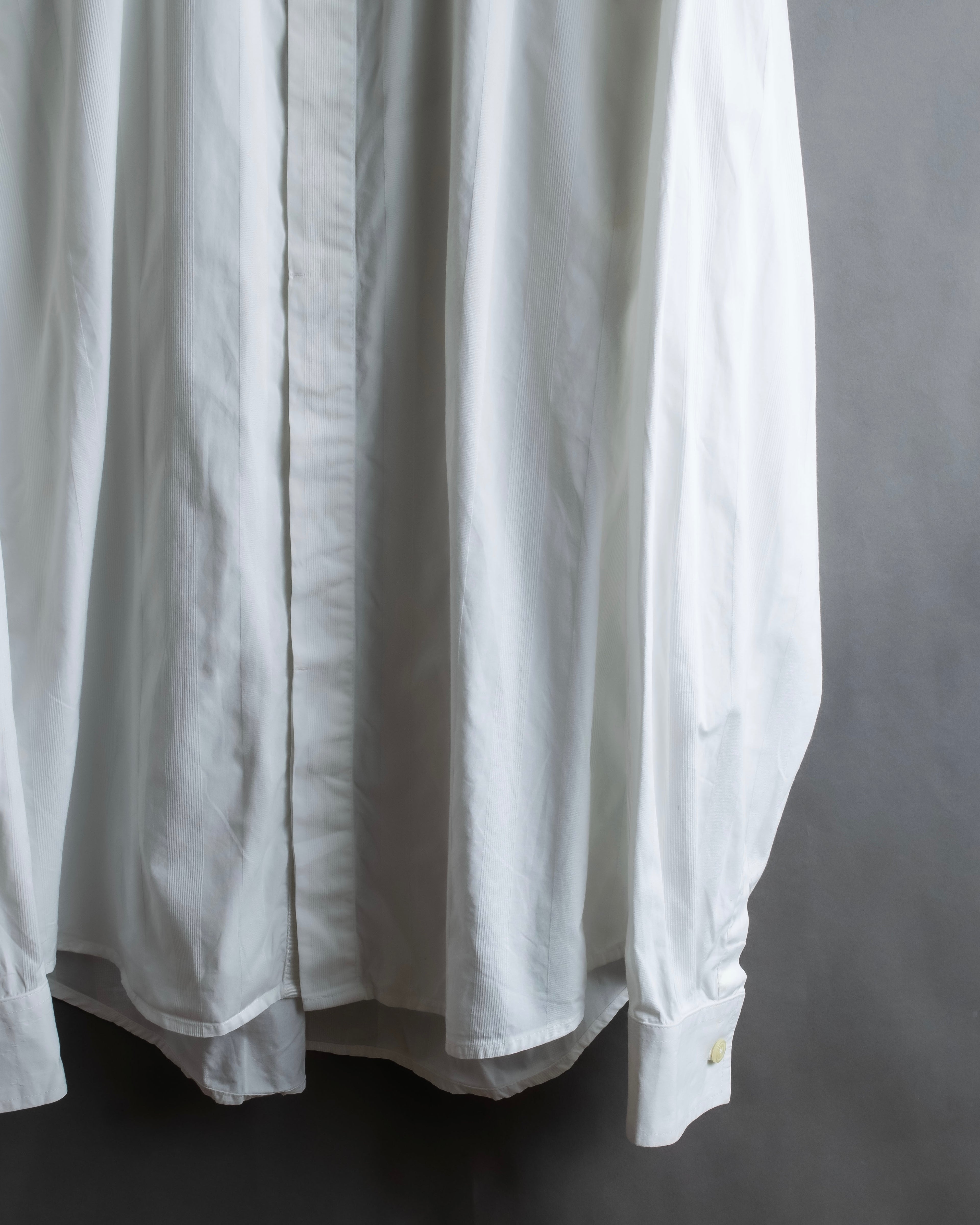 "ARMANI EXCHANGE" Different weave patterns cotton shirt