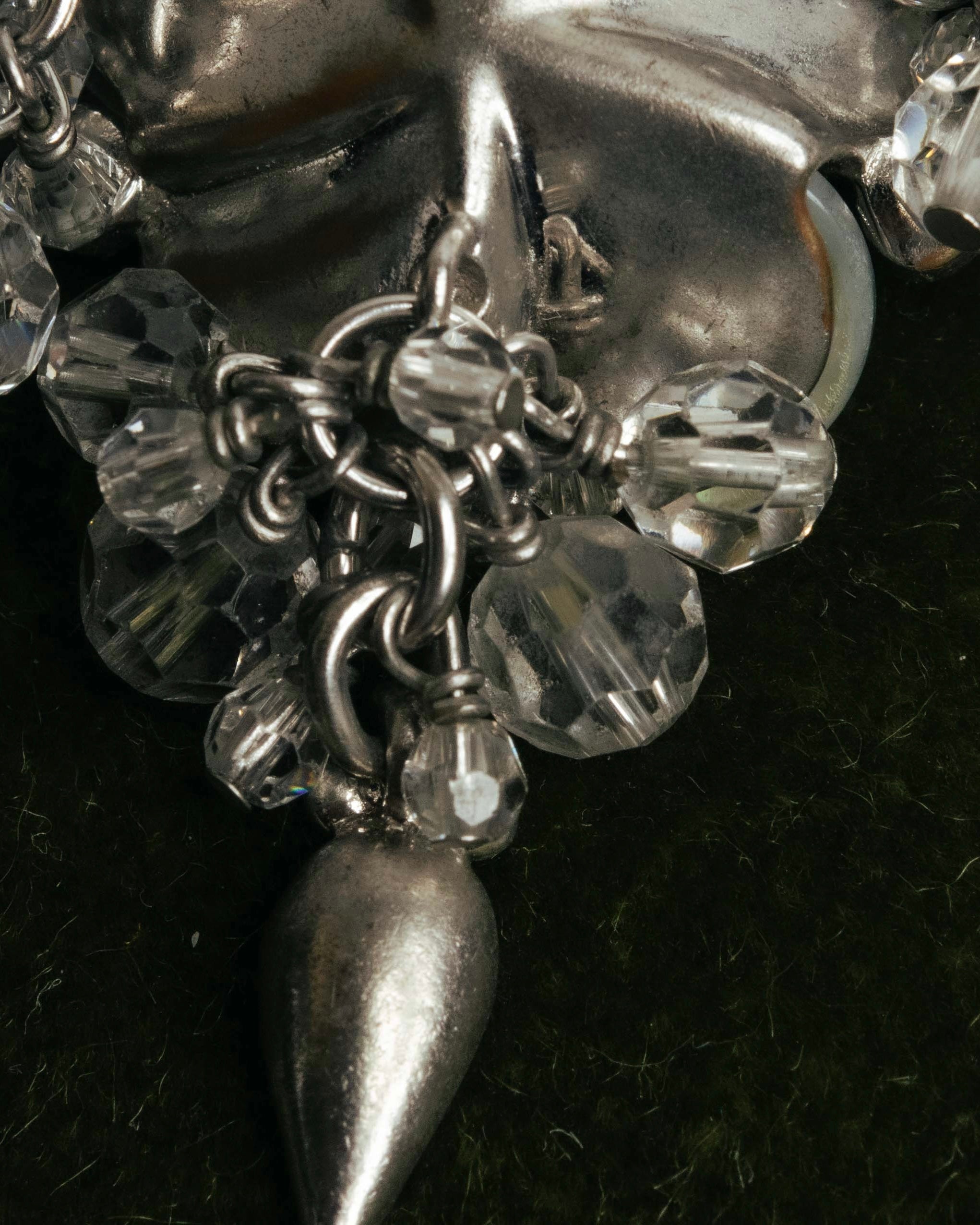 "Christian Dior" 00's Floral charm bracelet