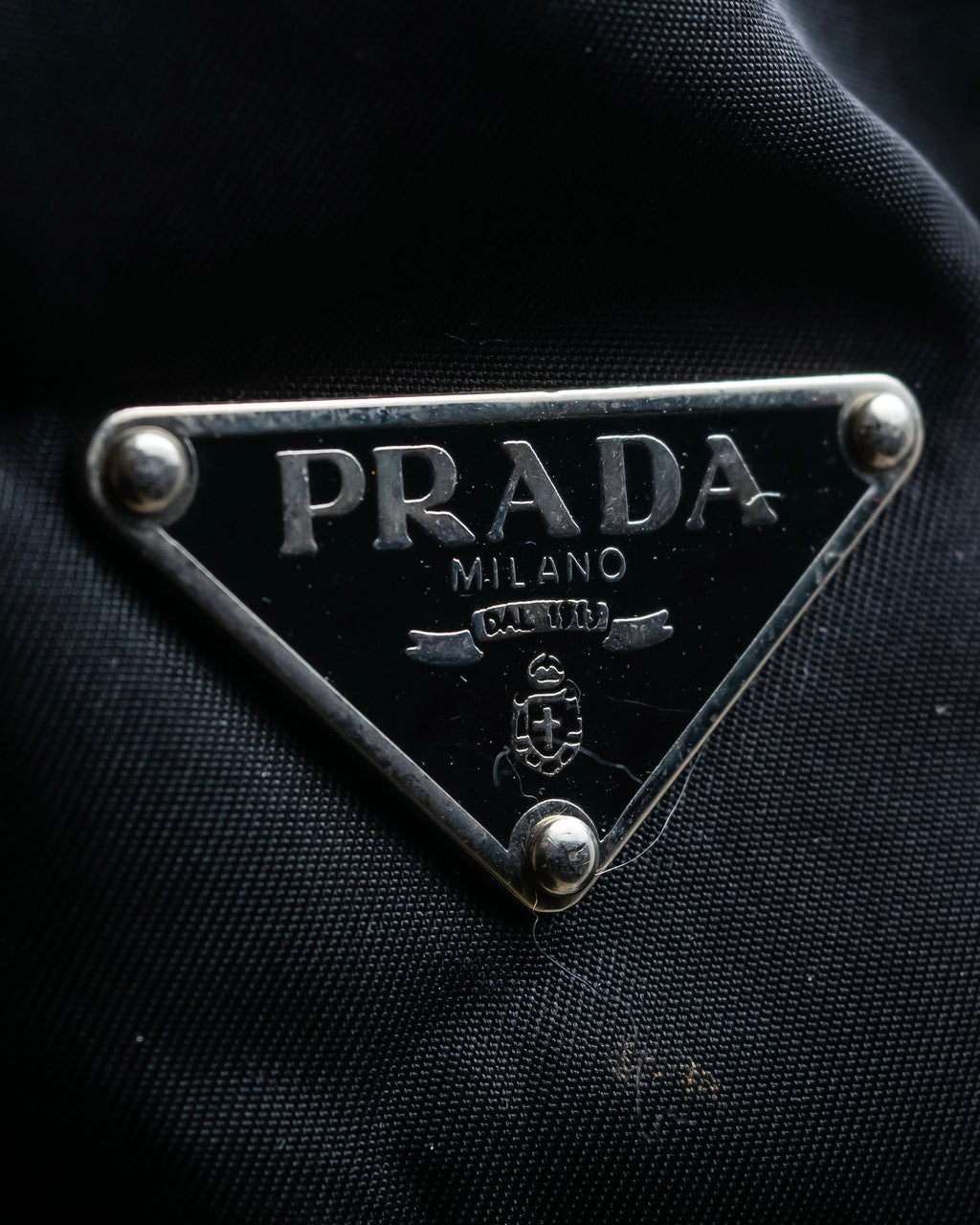 "PRADA" Nylon leather combination one shoulder bag