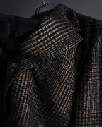 "Ernesto" Glen plaid flannel tailored jacket