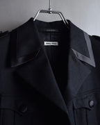 "MIU MIU" Military details trimmings tailored jacket