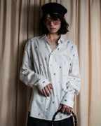 "GUCCI" Michele period iconic motif embroidered shirt