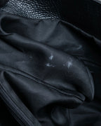 "AULENTTI" Gold closure belt design leather 2-way bag