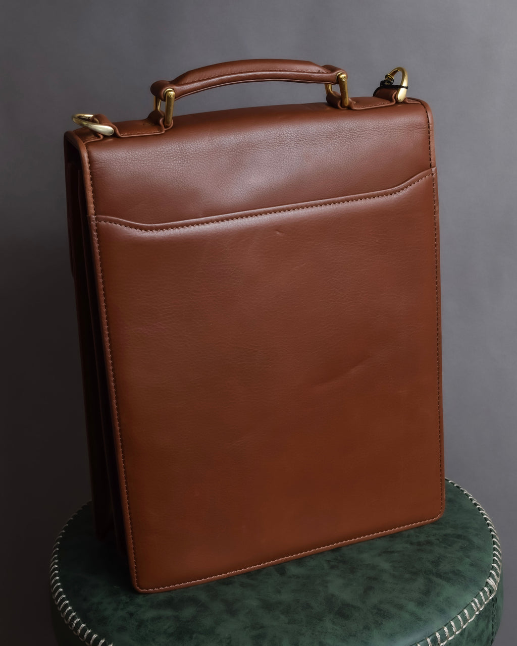 "BALENCIAGA" Water repellent flap square leather bag