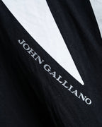 "John Galliano" Tie motif trompe l'oeil design pullover