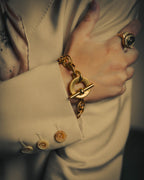 –SPECIAL– "CELINE" 90's Sculptural link bracelet