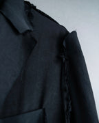 "B Yohji Yamamoto" Inside-out design super long shirt coat