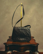 "Yves Saint Laurent" 80's-90's Quilted leather shoulder bag