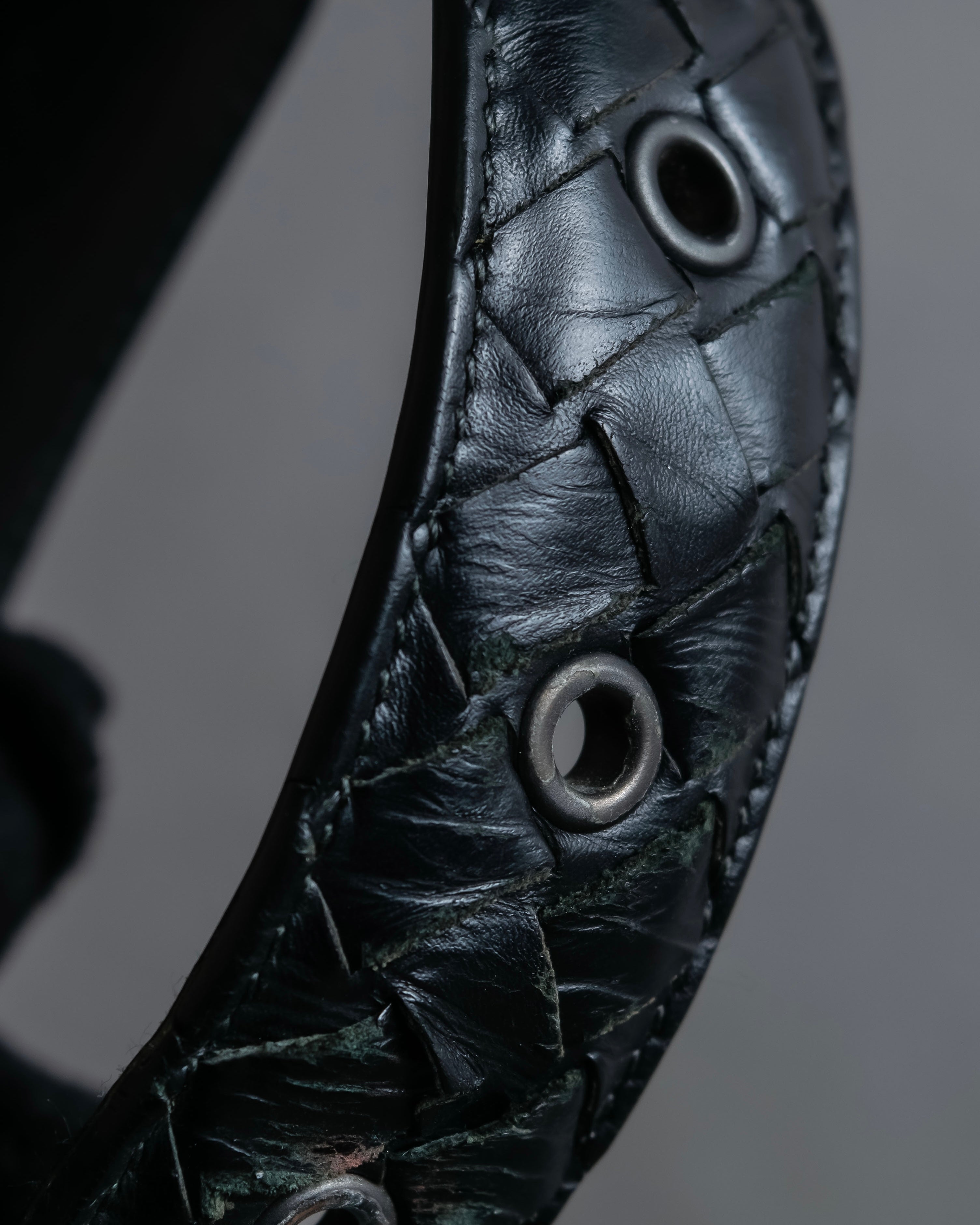 "BOTTEGA VENETA" Intrecciato leather belt