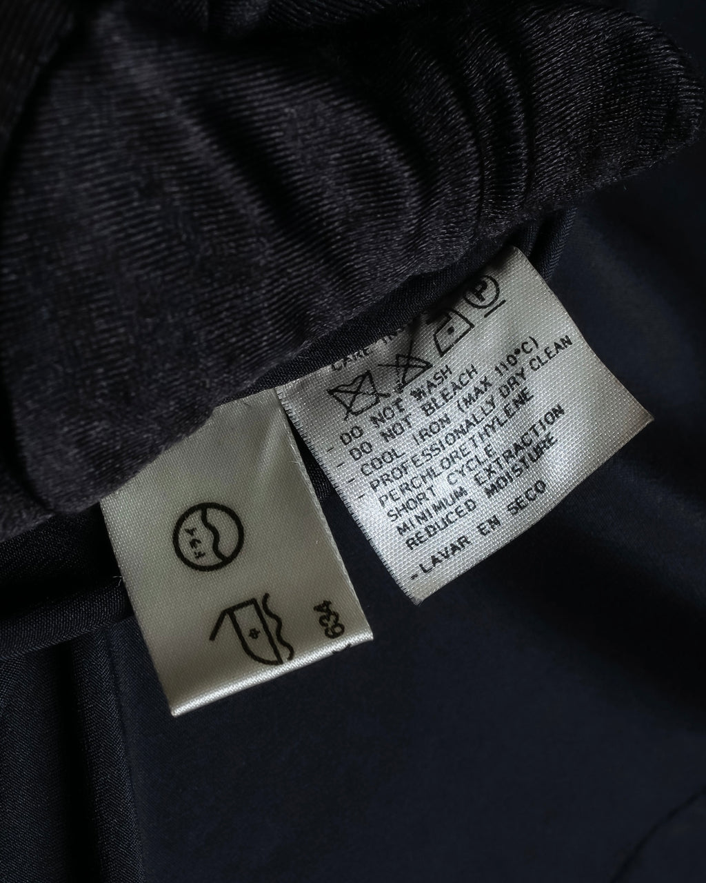 "Valentino Garavani" Fur collar boucle wool mid-length coat