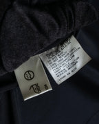 "Valentino Garavani" Fur collar boucle wool mid-length coat