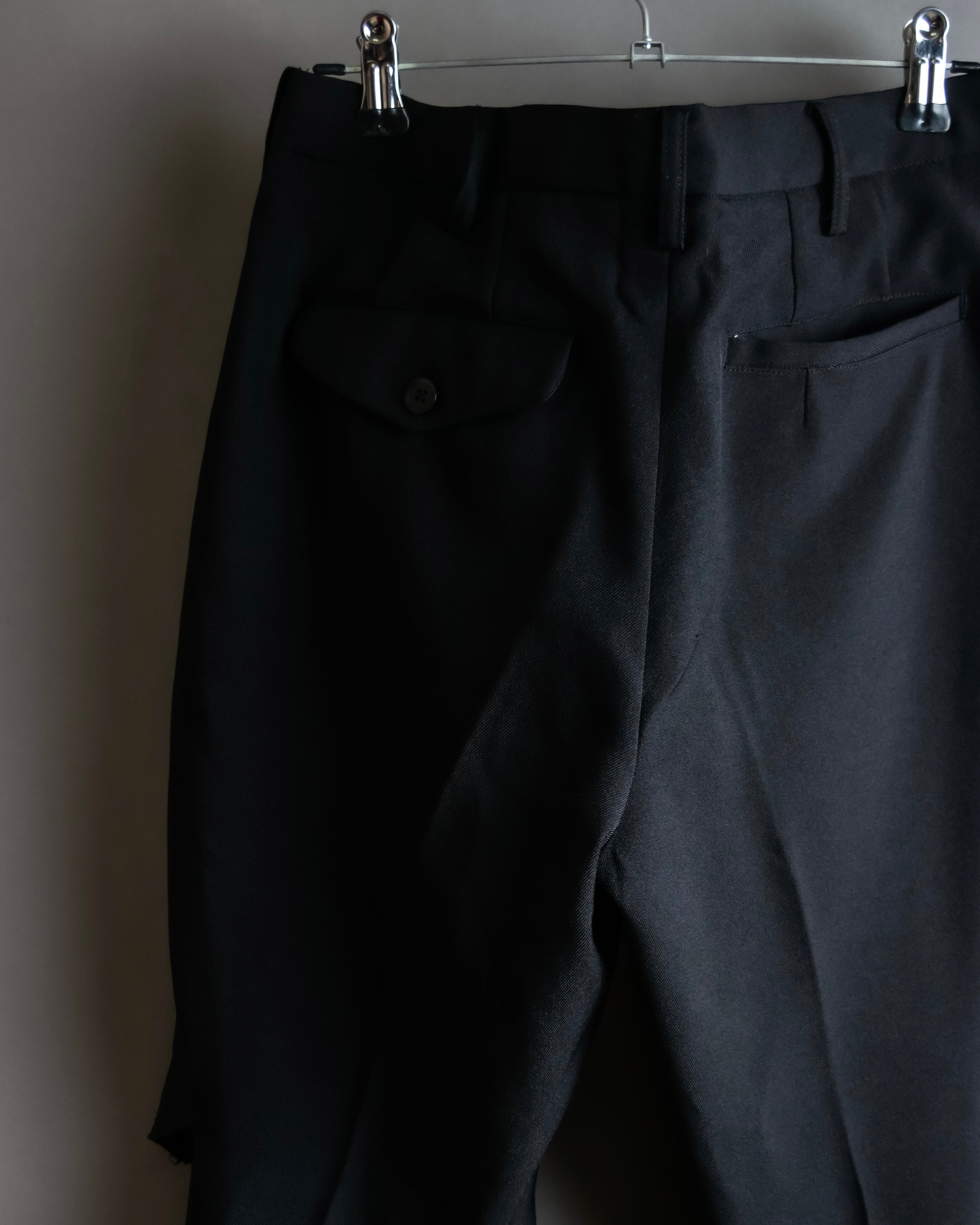 "COMME des GARCONS HOMME PLUS" 19SS Cut-off design slacks
