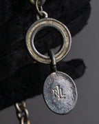 "Ralph Lauren" Circular toggle motif design silver bracelet