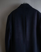 "Polo University Club by Ralph Lauren" Peaked dorapelle double-breasted wool chester coat
