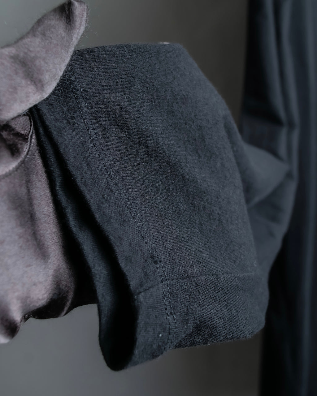 "Ground Y" Double zip design long tops