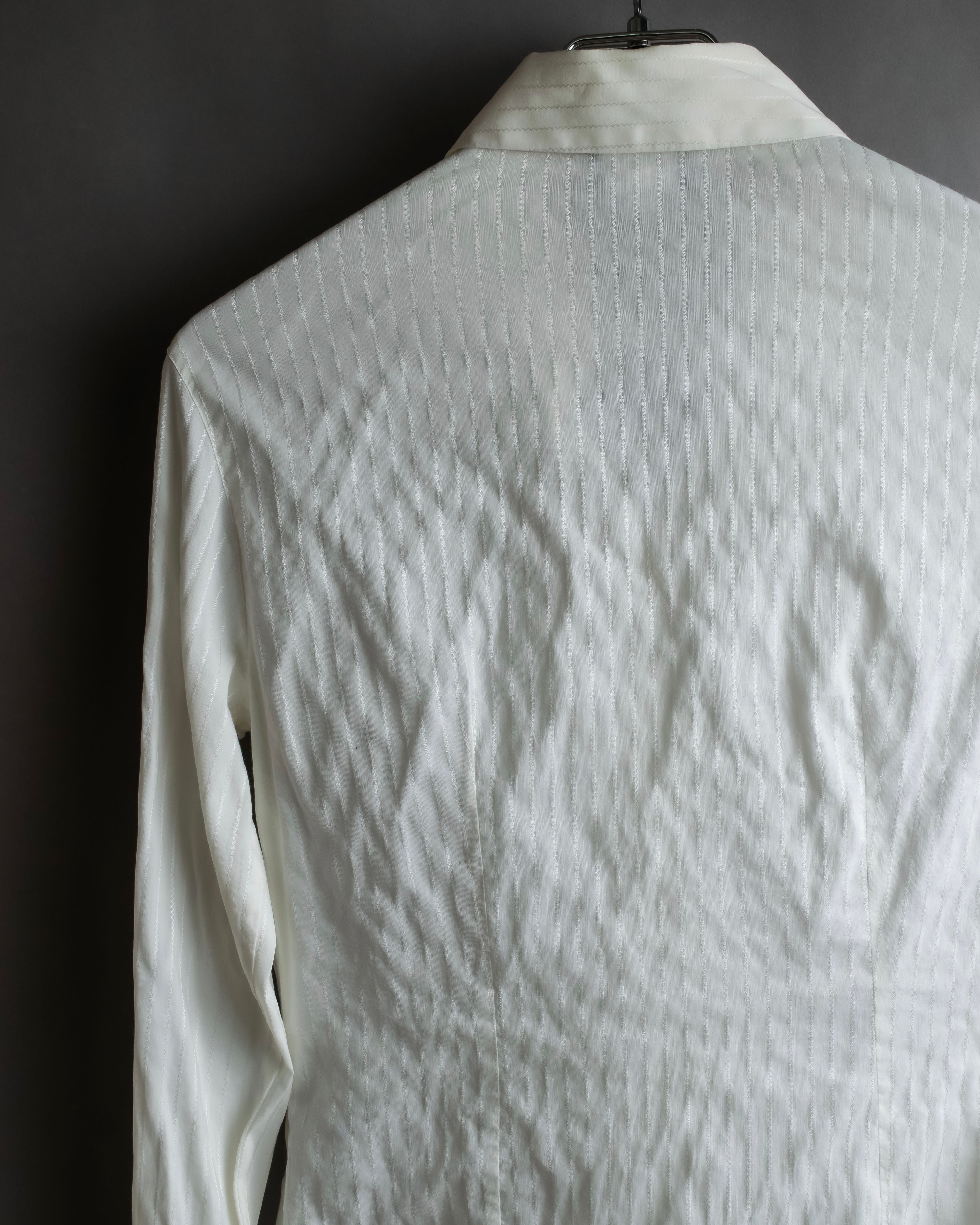 "GIORGIO ARMANI" Delicate striped white shirt