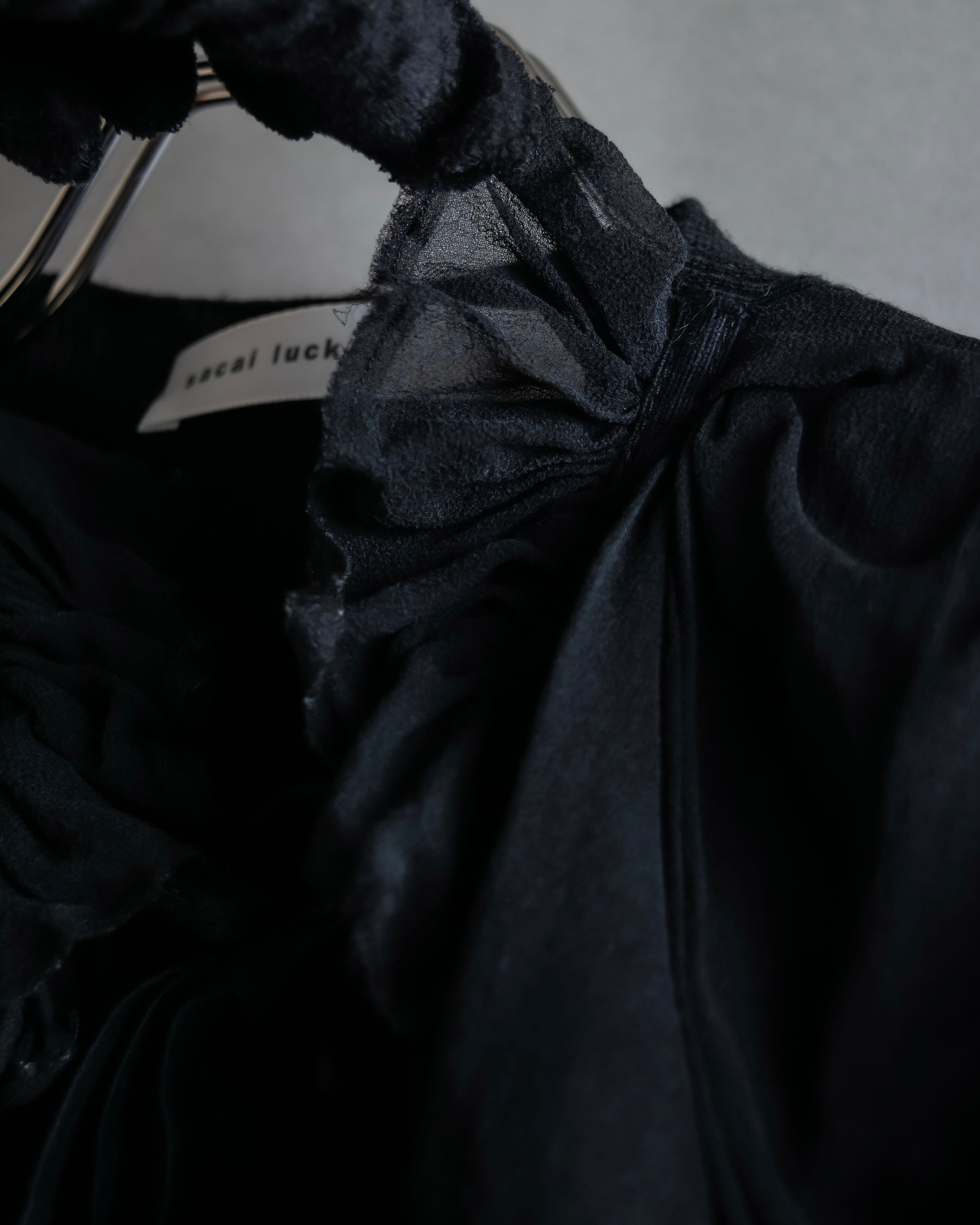 "sacai luck" Layered tulle tunic tops