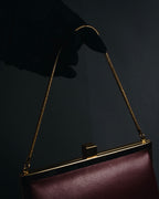 "BURBERRY" 00’s Framed chain formal bag