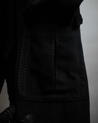 "Max Mara" Stitch design draping chester coat