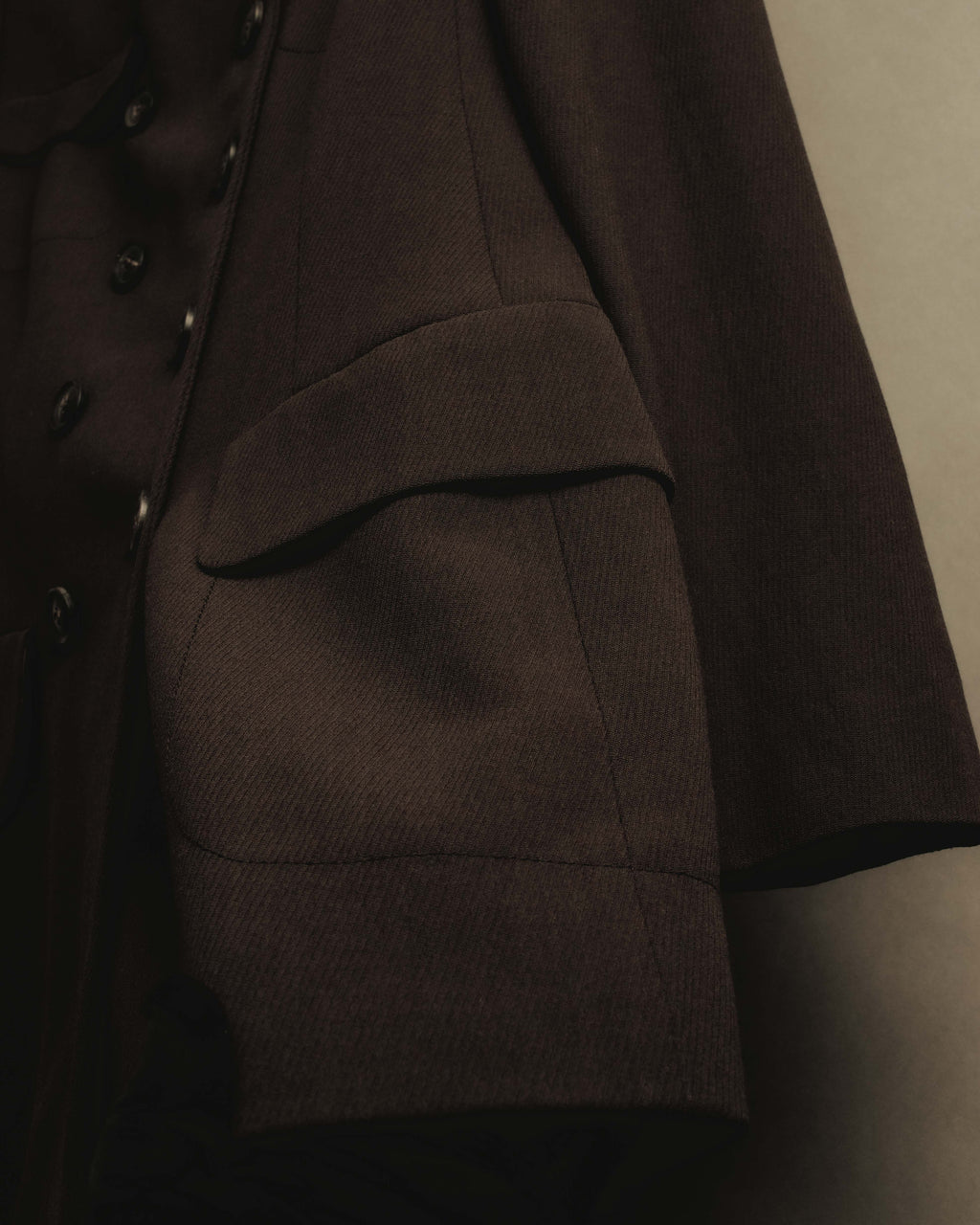 "GUCCI" 90's Classically tailored double-breasted coat