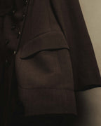 "GUCCI" 90's Classically tailored double-breasted coat
