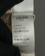 “CELINE” 2019-2024 Short length viscose shirt