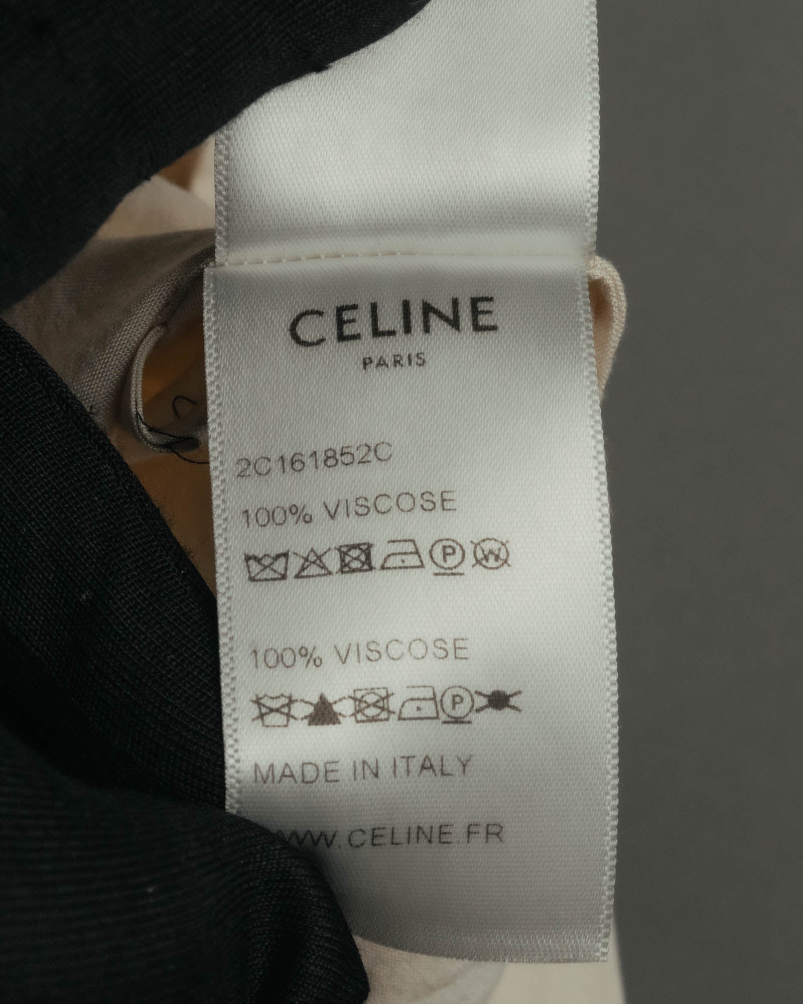 “CELINE” 2019-2024 Short length viscose shirt