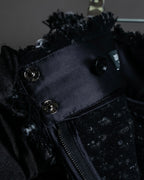 "Dolce &amp; Gabbana" Tweed raw edge flared skirt