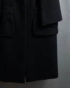 "GUCCI" Tom Ford period round neck flying squirrel long coat
