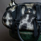 "Vivienne Westwood" Leopard abstract print rounded horizontal shape one handle bag