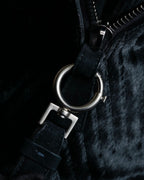 "MAISON MARGIELA" 5AC Harako leather corduroy combination 2way bag