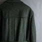 Vintage deep green colour military long coat