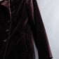 "BALENCIAGA" Velvet beautiful shaped tailored jacket