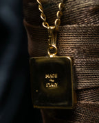 "CELINE" Logo pendant necklace