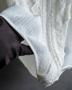 "ISABEL MARANT" Lace knit frill docking sheer blouse