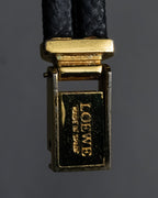 "LOEWE" 90's Square forum relief design watch