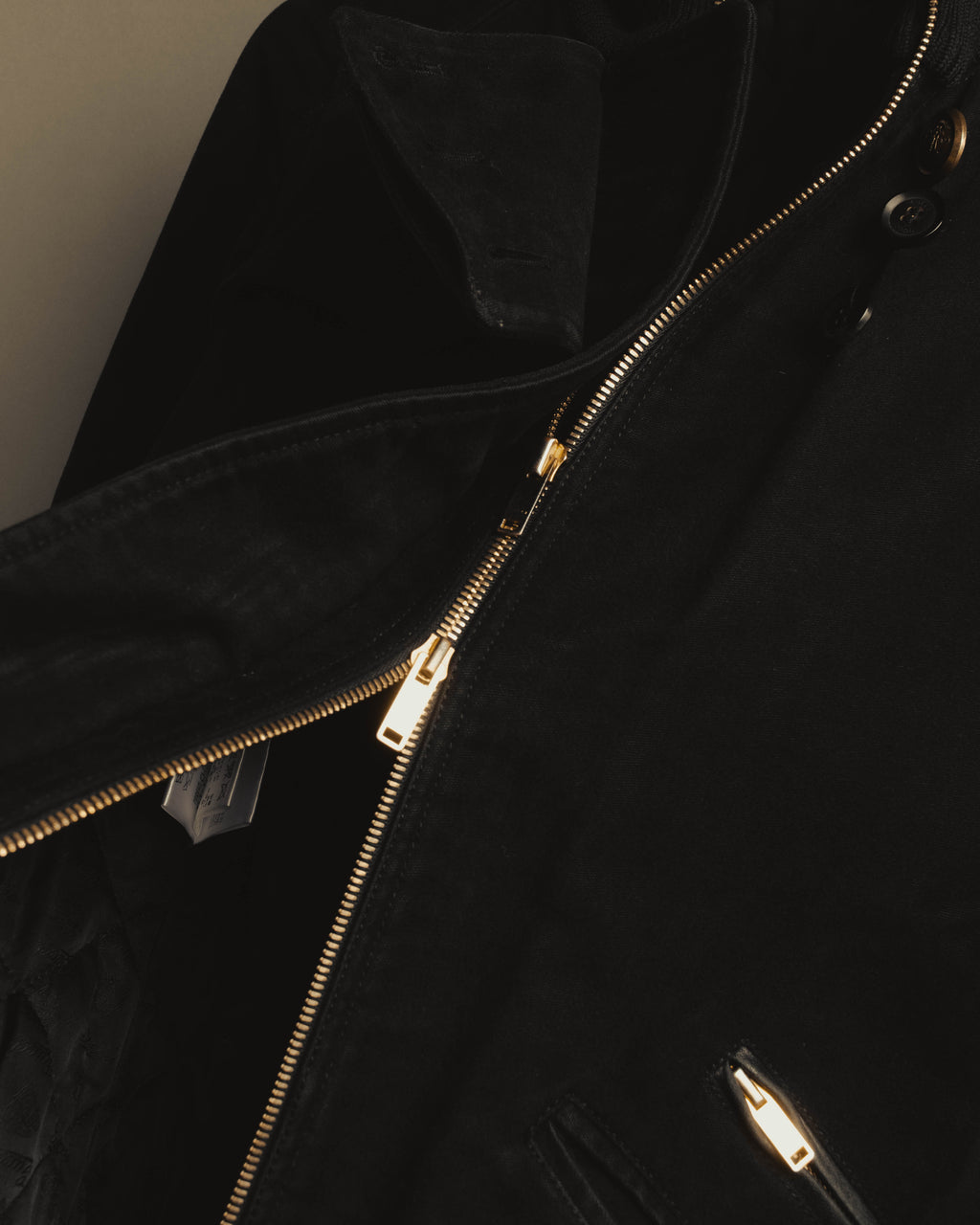 “GUCCI” Late 00’s military detail cotton long jacket