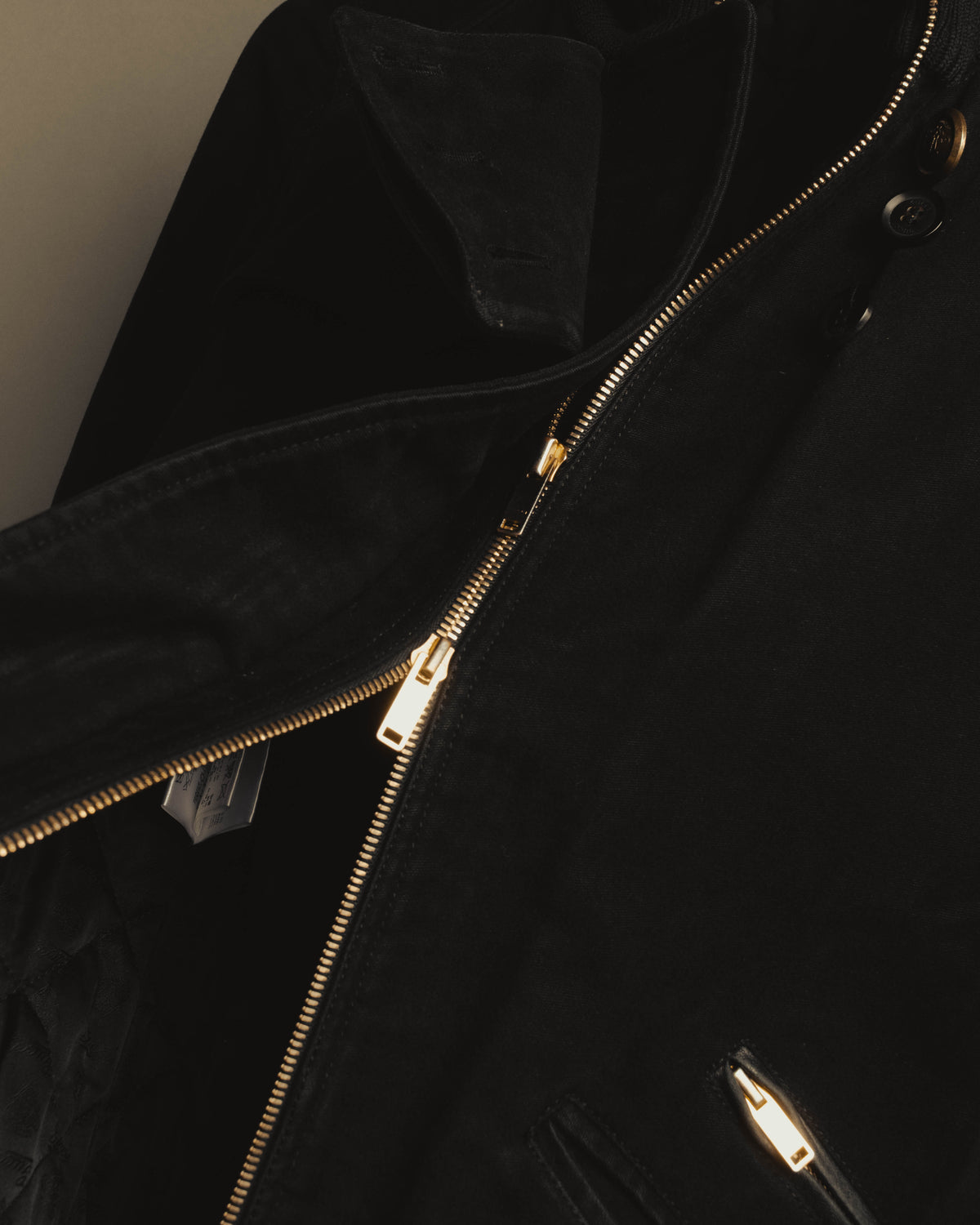 “GUCCI” Late 00’s military detail cotton long jacket